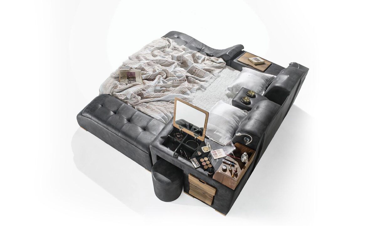 Maysun All in One Smart Bed With Massage Lounge Chaise - Image 8