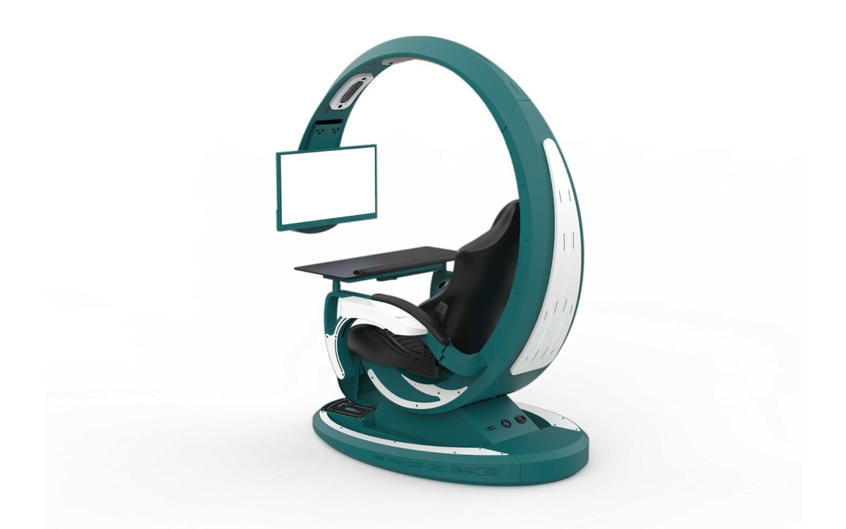 SHIN SMART WORKING AND GAMING DESK WITH RECLINER CHAIR | GAMING STATION - Image 33