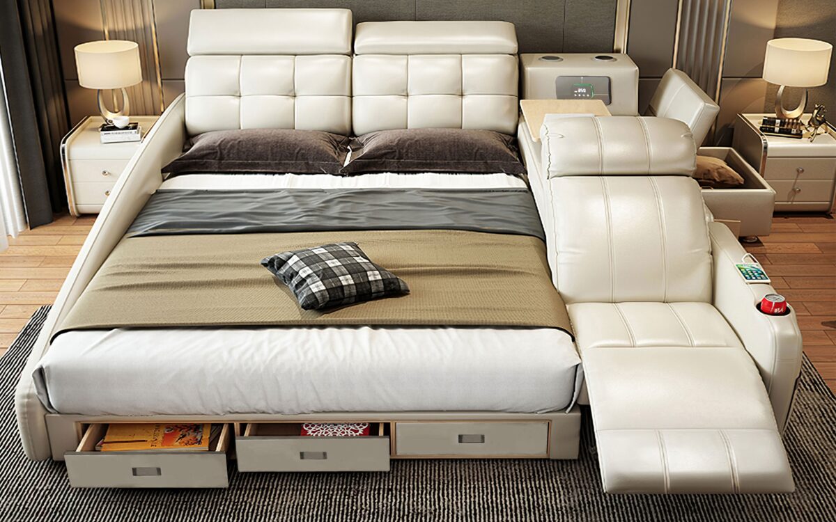Veronica Multifunctional Smart Bed | Futuristic Furniture - Image 8