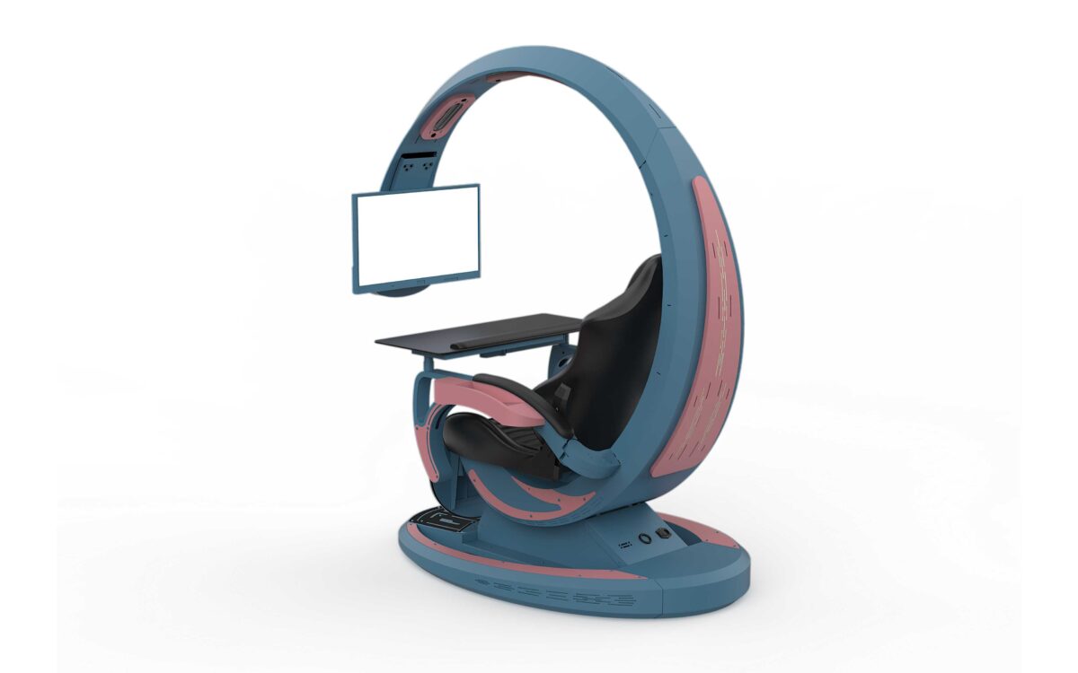 SHIN SMART WORKING AND GAMING DESK WITH RECLINER CHAIR | GAMING STATION - Image 39