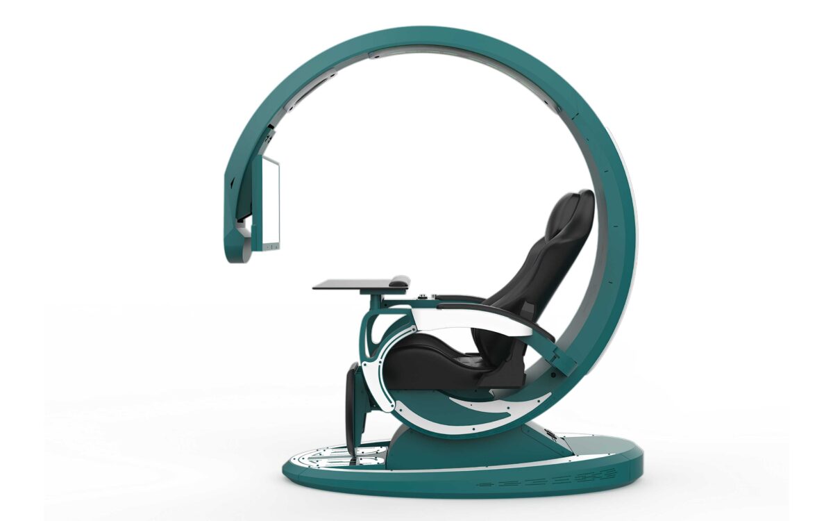 SHIN SMART WORKING AND GAMING DESK WITH RECLINER CHAIR | GAMING STATION - Image 32