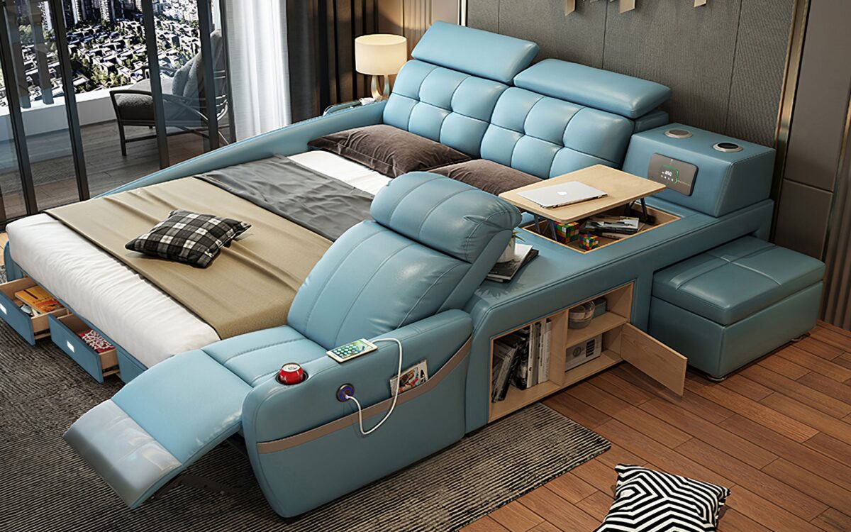 Veronica Multifunctional Smart Bed | Futuristic Furniture - Image 5