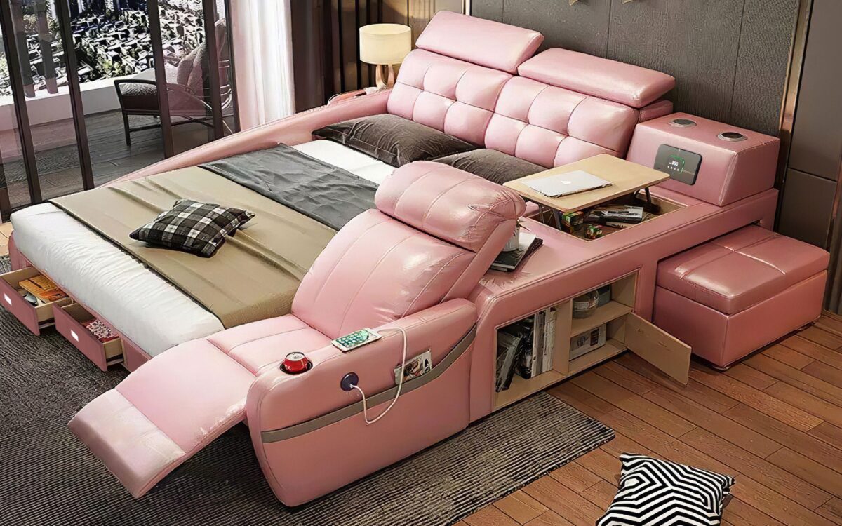 Veronica Multifunctional Smart Bed | Futuristic Furniture - Image 4