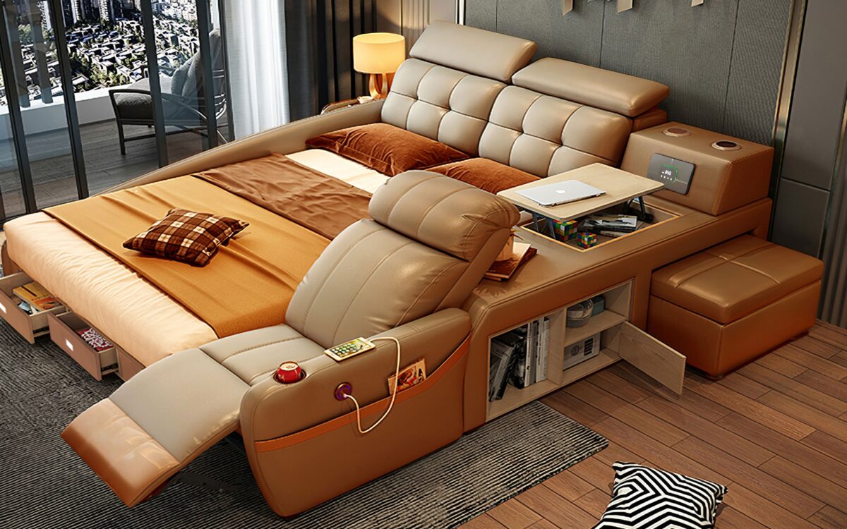 Veronica Multifunctional Smart Bed | Futuristic Furniture - Image 3
