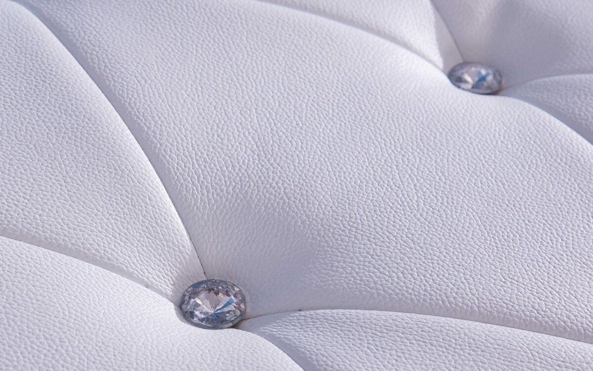 Sunna Curved Modern Leather Platform Smart Bed With LED Light - Image 14