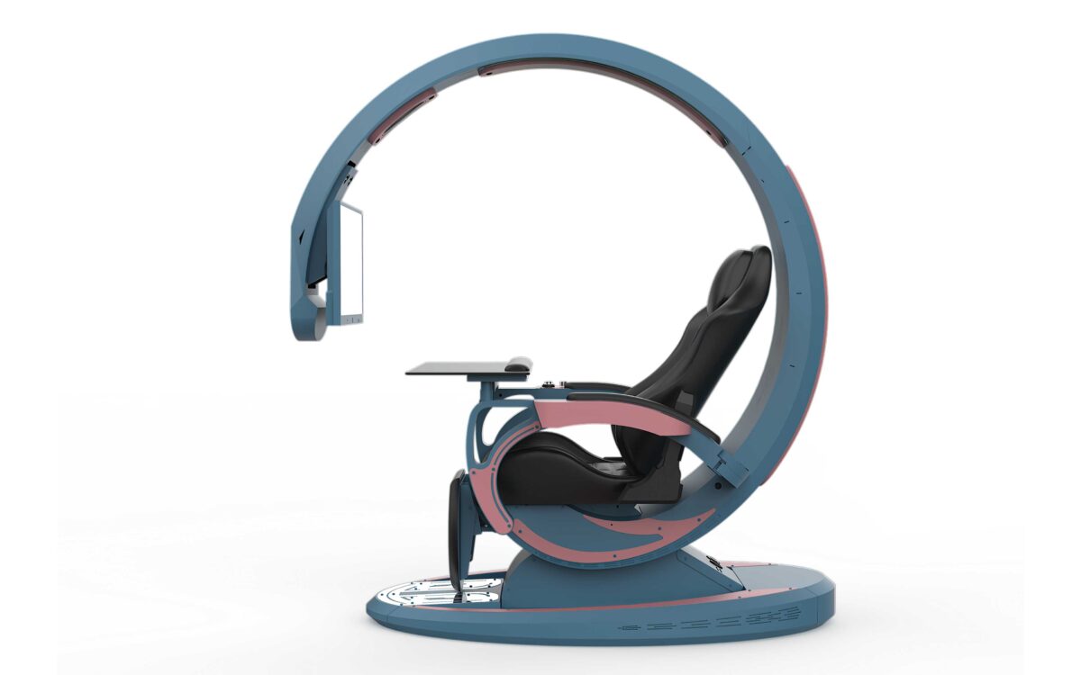 SHIN SMART WORKING AND GAMING DESK WITH RECLINER CHAIR | GAMING STATION - Image 38