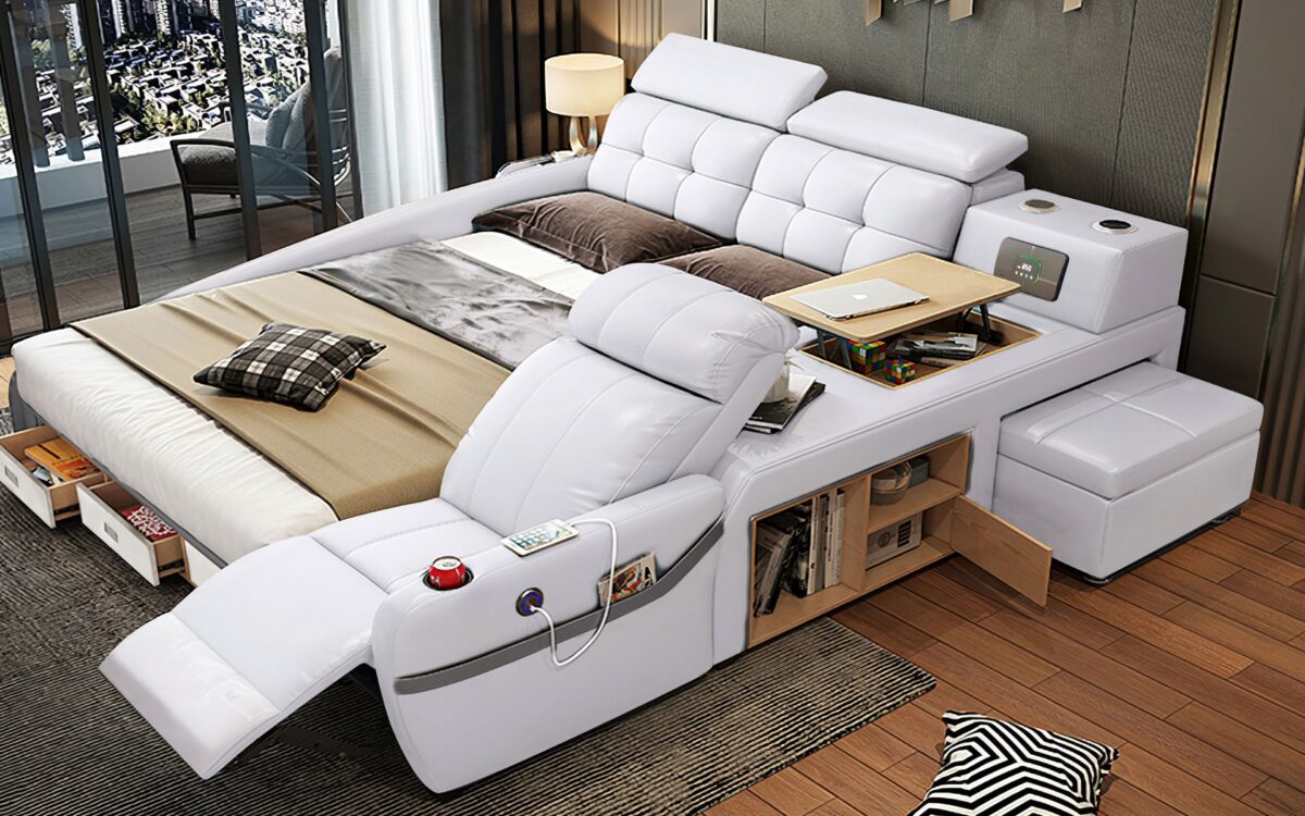 Veronica Multifunctional Smart Bed | Futuristic Furniture - Image 18