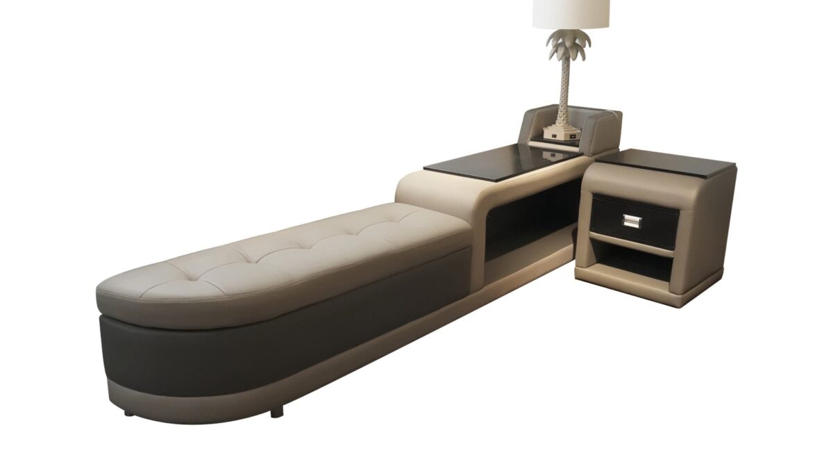 Casun Leather Bed With Storage - Image 15