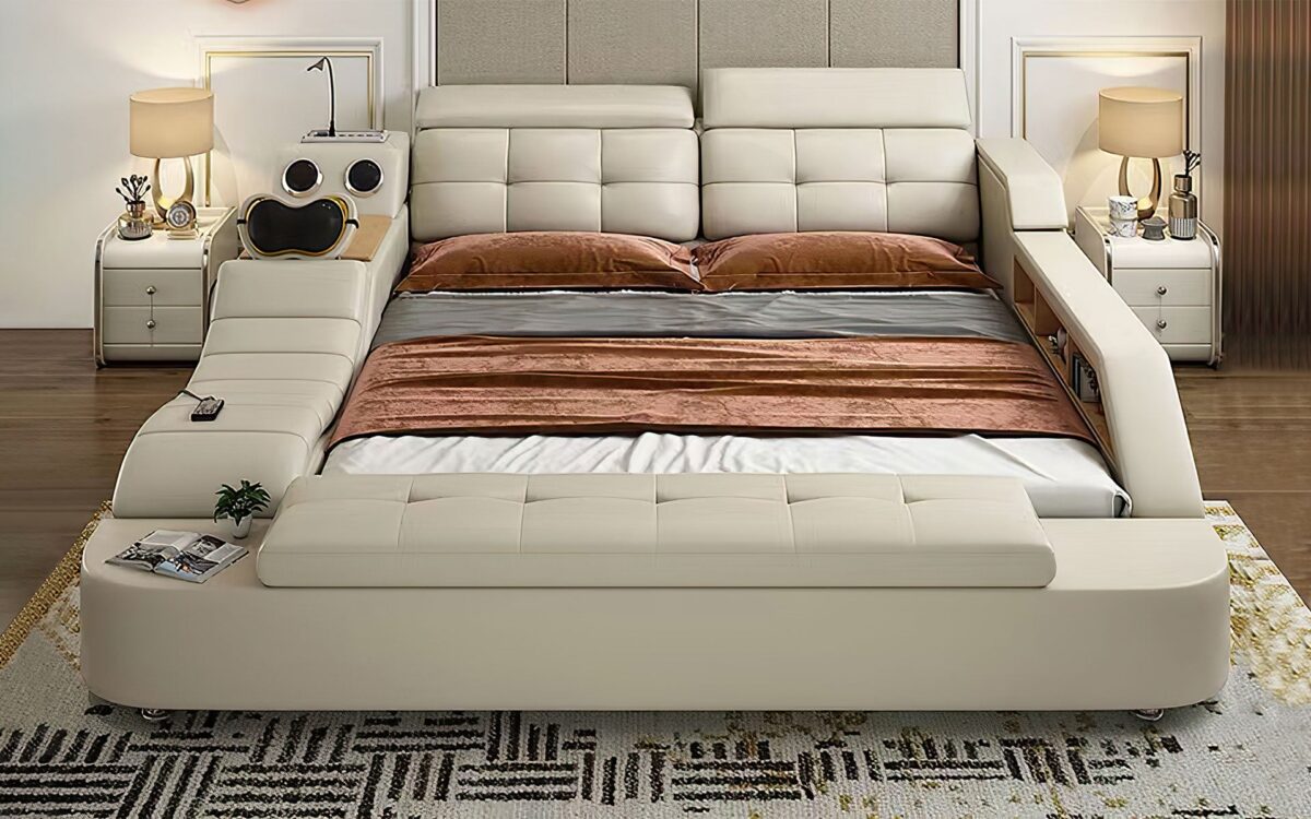 Raven Modern Multifunctional Smart Bed - Image 2