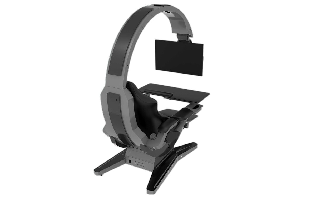 HAMISH ULTIMATE WORKING AND GAMING COMPUTER DESK WITH RECLINER - Image 19