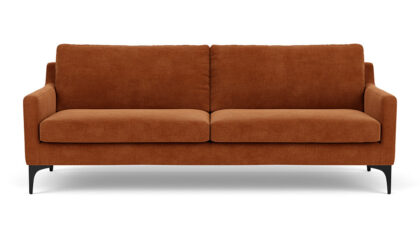 Anna 3 Seater Couch. Moss Rust