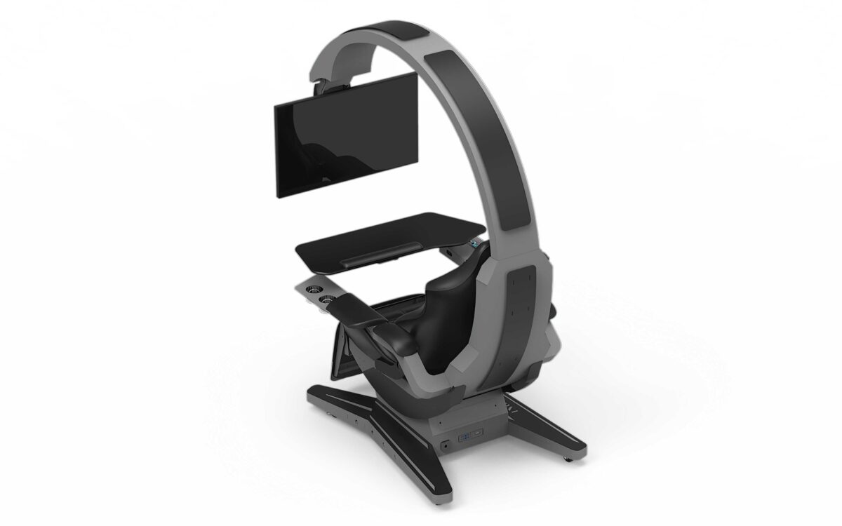 HAMISH ULTIMATE WORKING AND GAMING COMPUTER DESK WITH RECLINER - Image 20