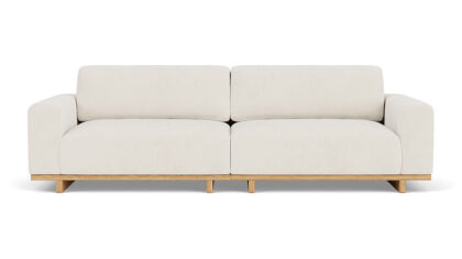 Aya 3.5 Seater Couch Free Dune. Oak Soap