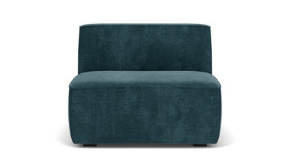Dane 1 Seater Center Couch. Danny Dusty Blue