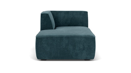 Dane Chaise Arm Left. Danny Dusty Blue