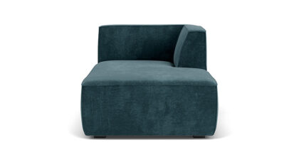 Dane Chaise Arm Right. Danny Dusty Blue