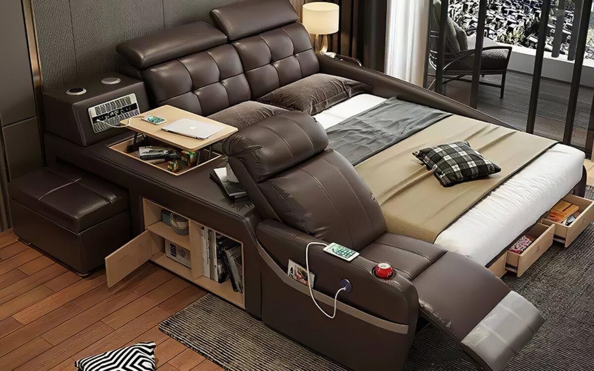 Monica Multifunctional Smart Bed | Futuristic Furniture - Image 2