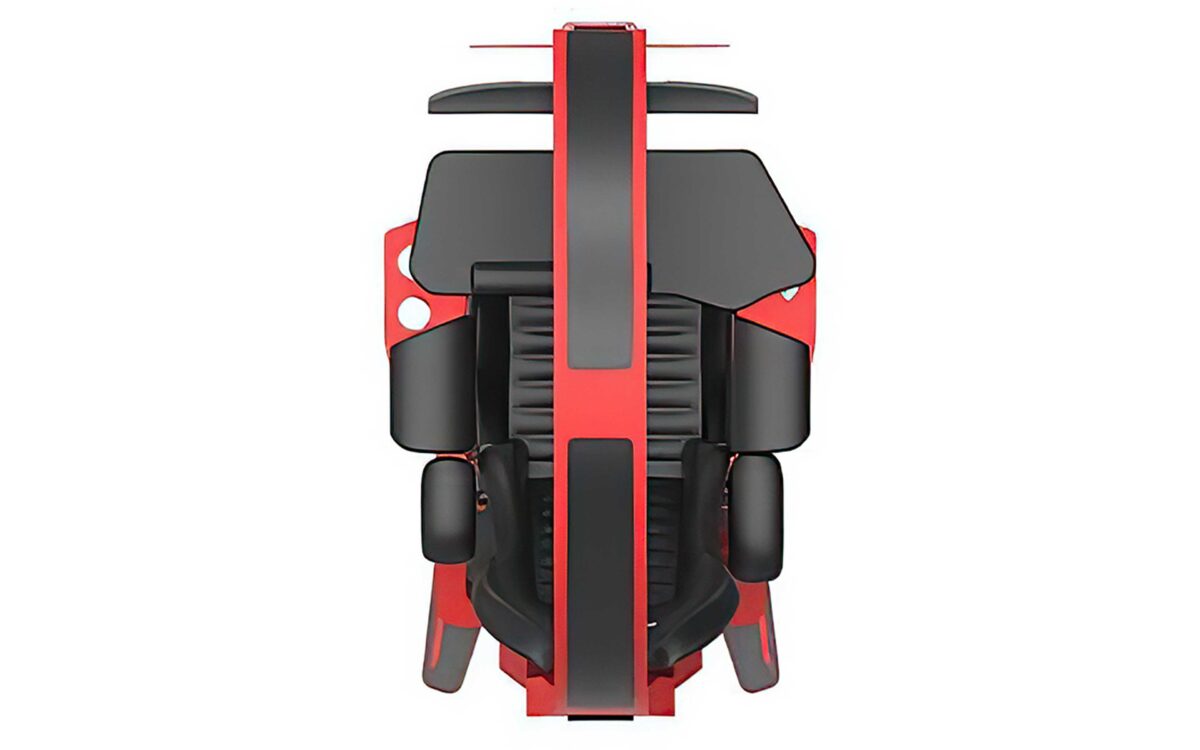 HAMISH ULTIMATE WORKING AND GAMING COMPUTER DESK WITH RECLINER - Image 9