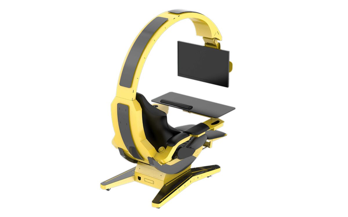 HAMISH ULTIMATE WORKING AND GAMING COMPUTER DESK WITH RECLINER - Image 37