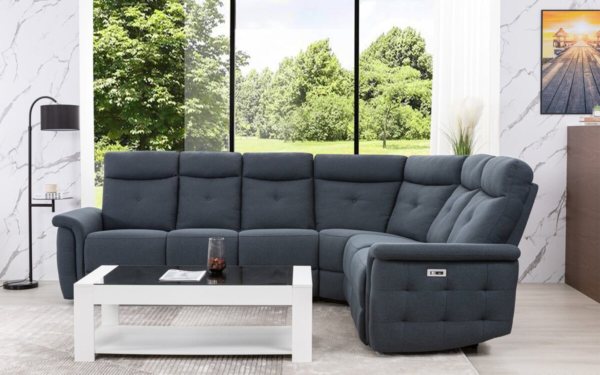 Zariah Modern Reclining Sectional - Image 3