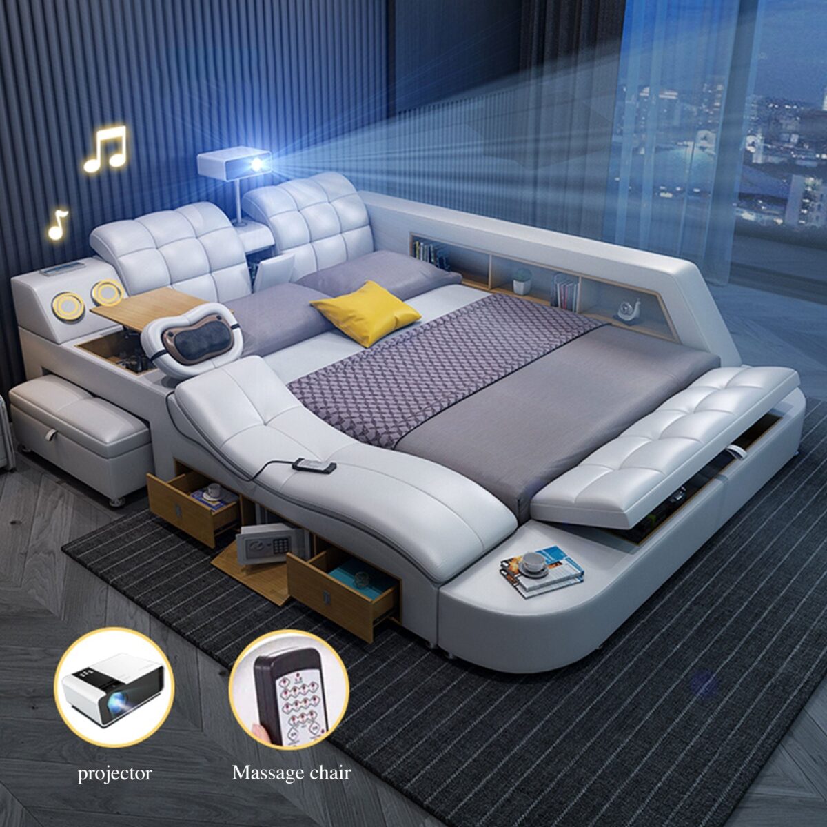 Sophia Tech Smart Ultimate Bed | All In One Bed - Image 4