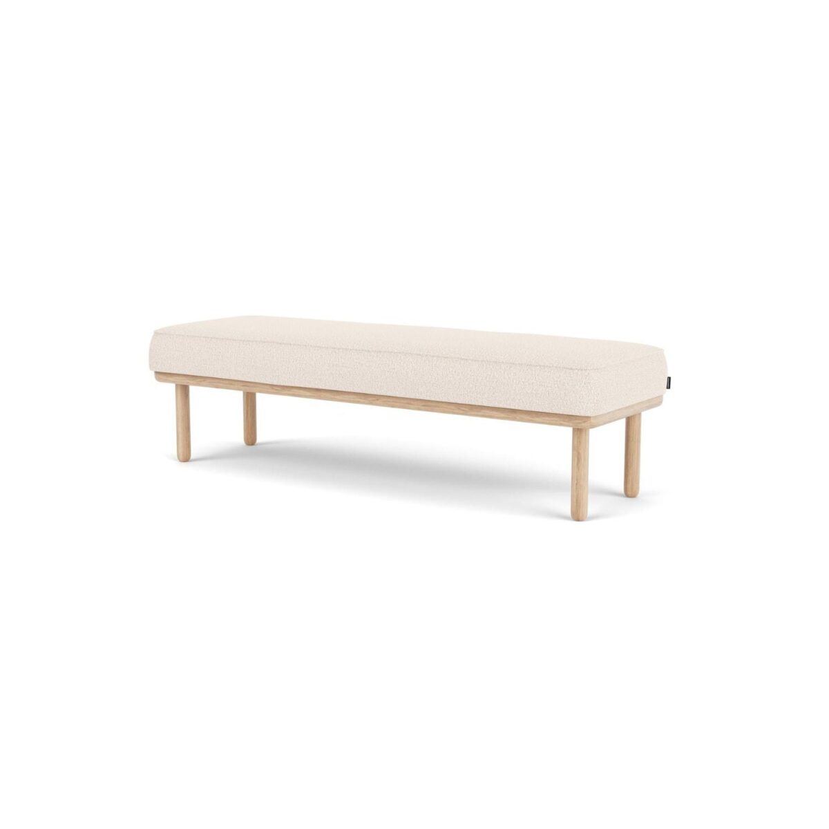 Randi Bench Maya Cream Oak Soap Legs - Image 4