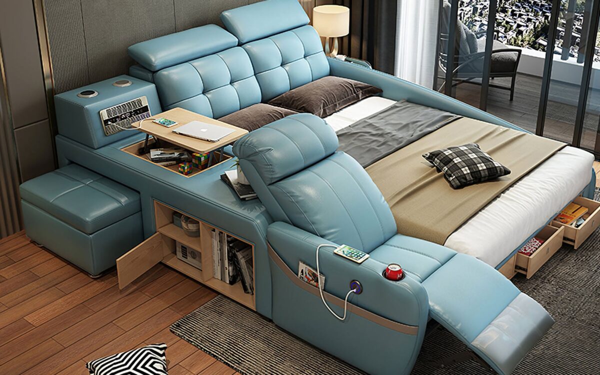 Monica Multifunctional Smart Bed | Futuristic Furniture - Image 4