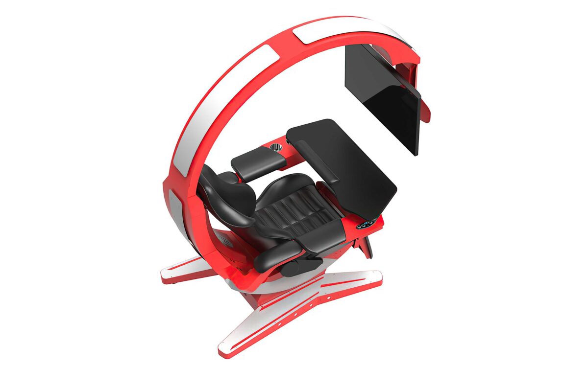 HAMISH ULTIMATE WORKING AND GAMING COMPUTER DESK WITH RECLINER - Image 10