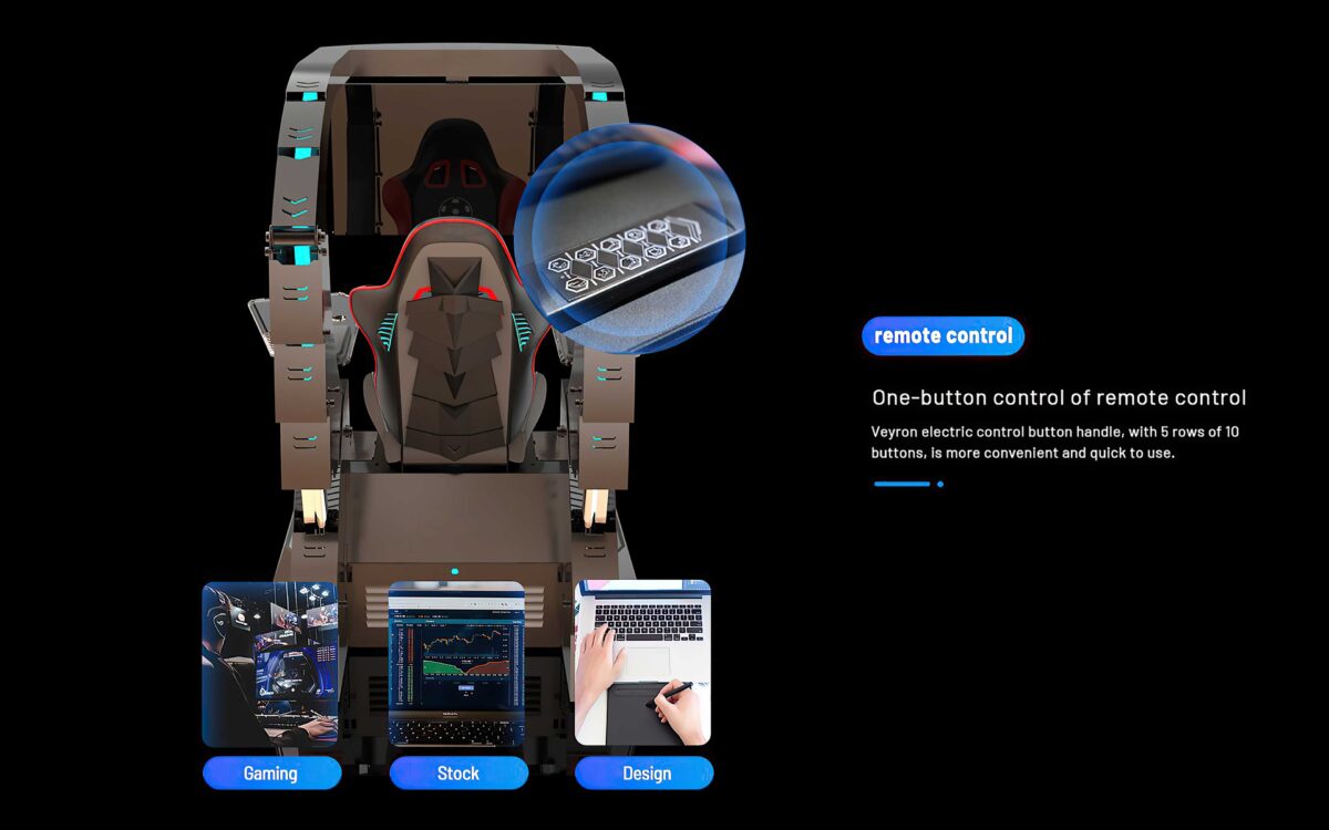 Talon Space Working And Gaming Station | All In One Working and Gaming Chair - Image 3