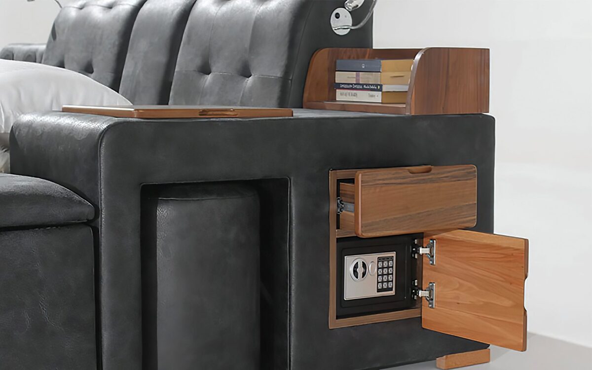 Maysun All in One Smart Bed With Massage Lounge Chaise - Image 7