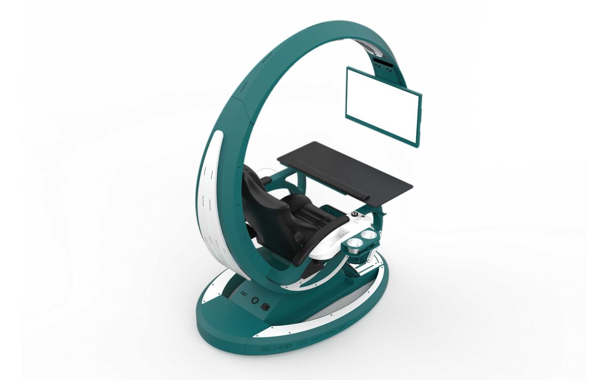 SHIN SMART WORKING AND GAMING DESK WITH RECLINER CHAIR | GAMING STATION - Image 31