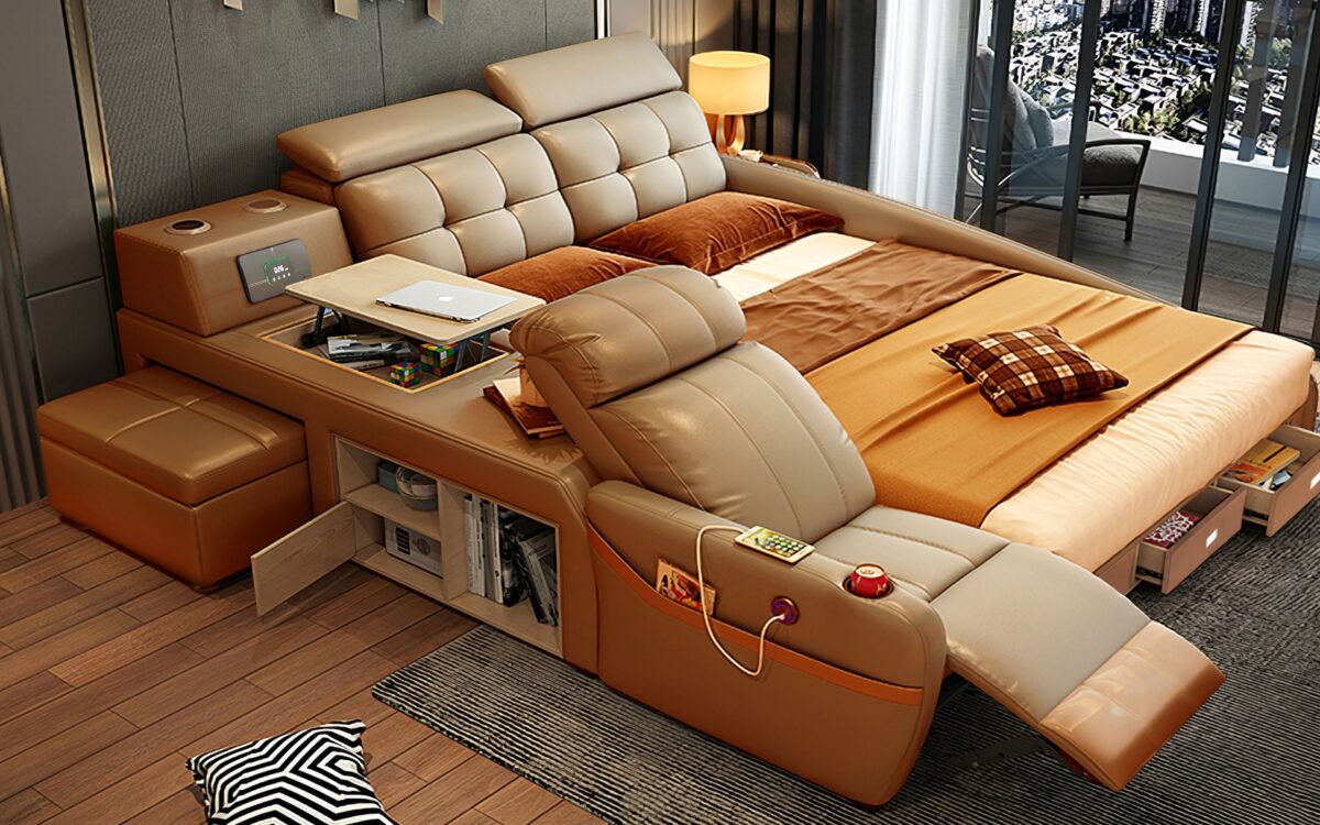 Veronica Multifunctional Smart Bed | Futuristic Furniture - Image 11