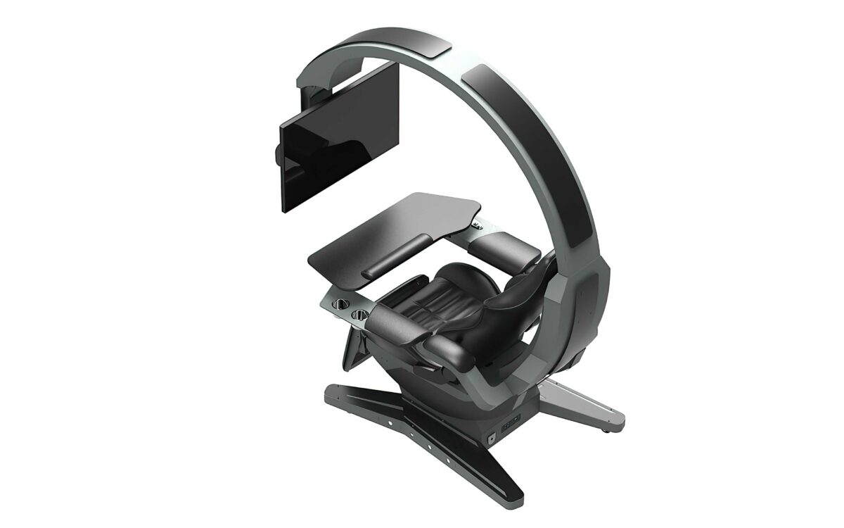 HAMISH ULTIMATE WORKING AND GAMING COMPUTER DESK WITH RECLINER - Image 18