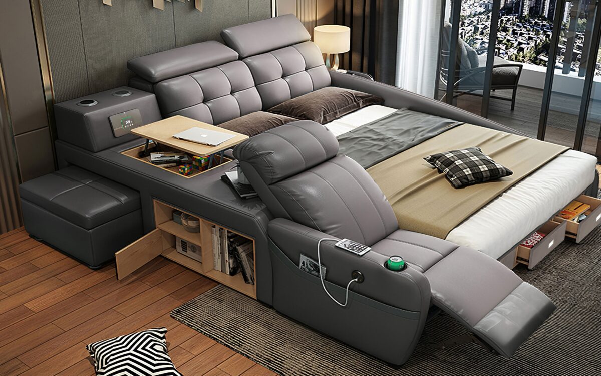Veronica Multifunctional Smart Bed | Futuristic Furniture - Image 10