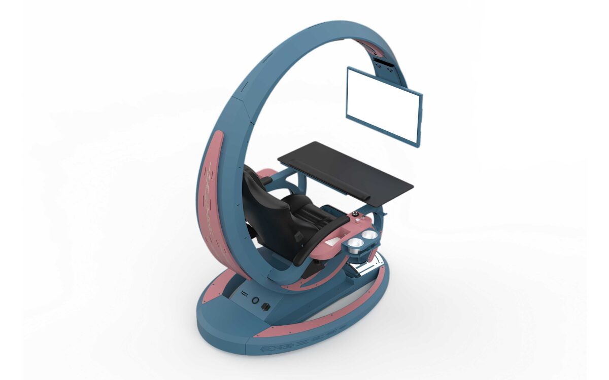 SHIN SMART WORKING AND GAMING DESK WITH RECLINER CHAIR | GAMING STATION - Image 37