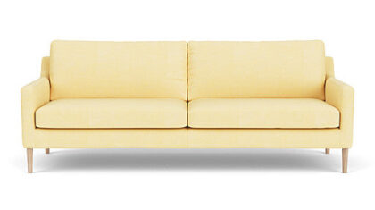 Anna 3 Seater Moss Sun. Oak Soap Legs (Limited Edition)