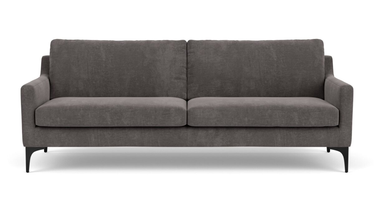 Anna 3-Seater Couch. Danny Steel Grey