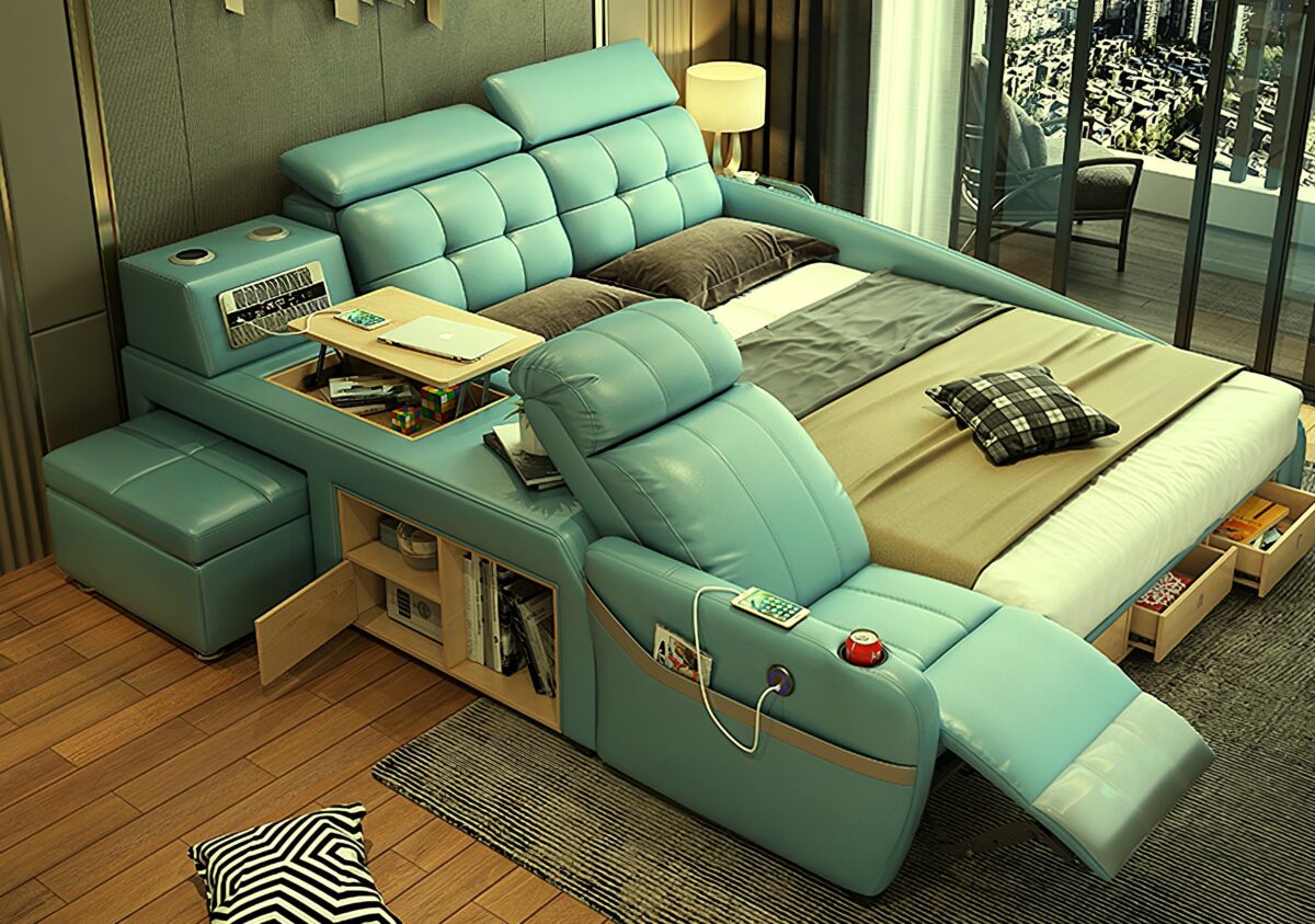 Monica Multifunctional Smart Bed | Futuristic Furniture - Image 19
