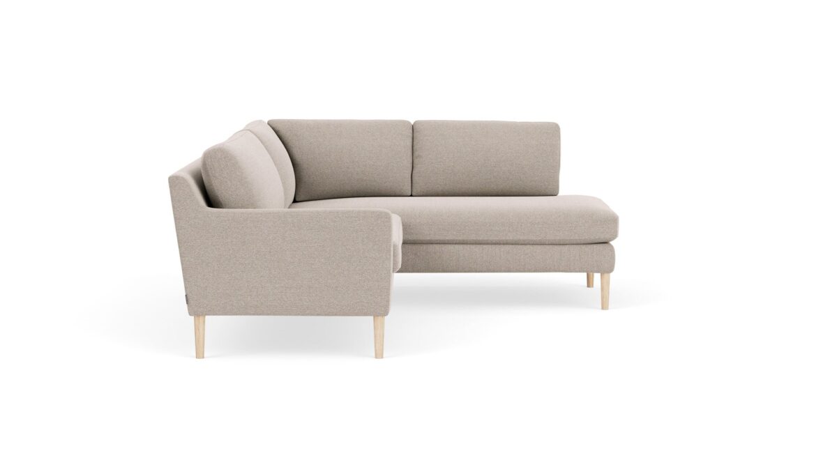 Astha. Open Corner Right Couch. Agnes Brown - Image 3
