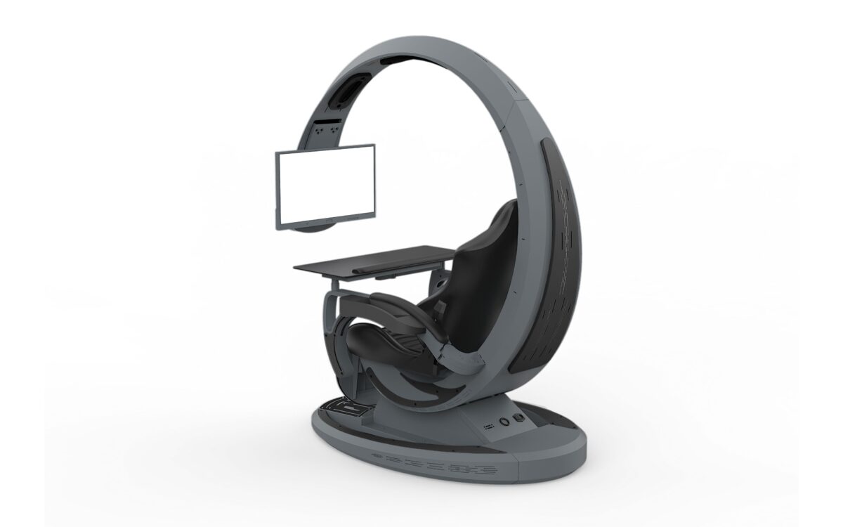 SHIN SMART WORKING AND GAMING DESK WITH RECLINER CHAIR | GAMING STATION - Image 43